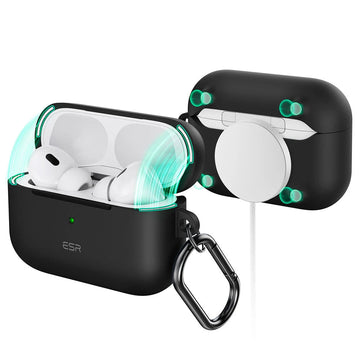 AirPods Pro (2023/2022/2019) Cloud Soft Case (HaloLock) - Black ESR ESR