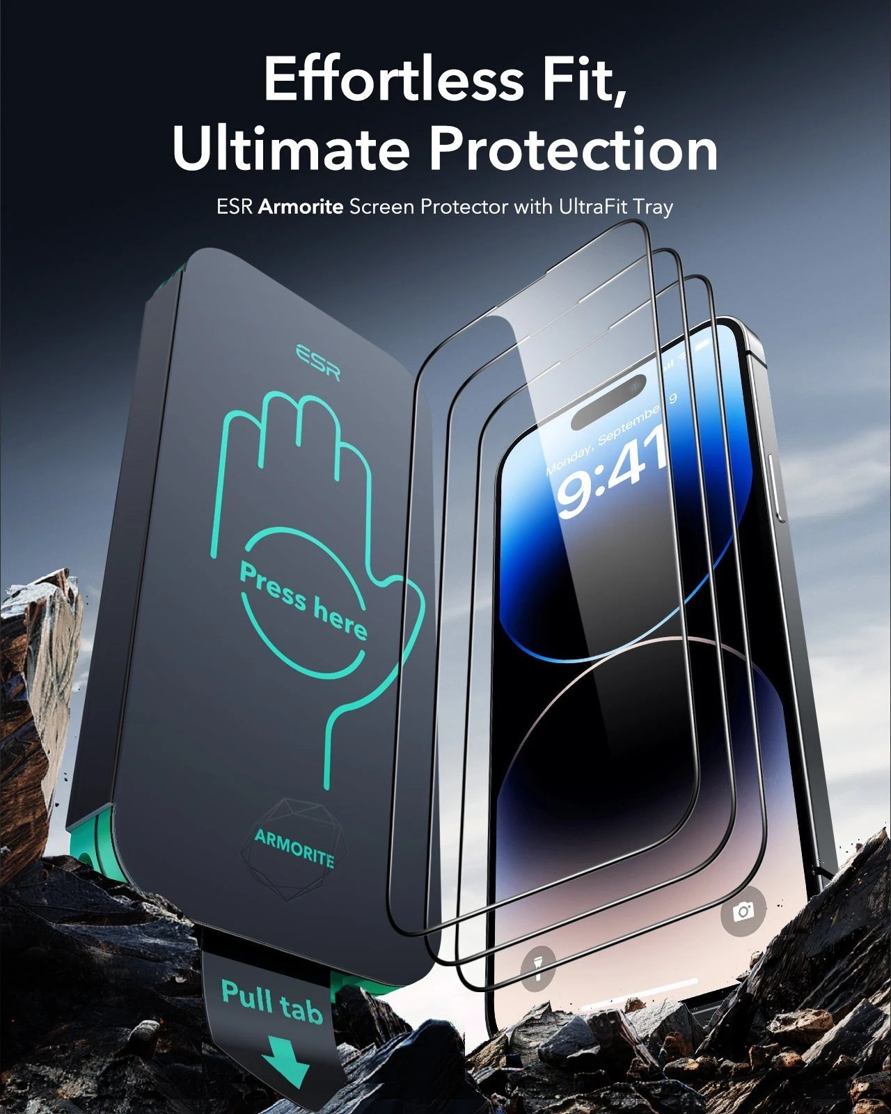 iPhone 14 Pro Max UltraFit Armorite Screen Protector - 3 Pack ESR ESR