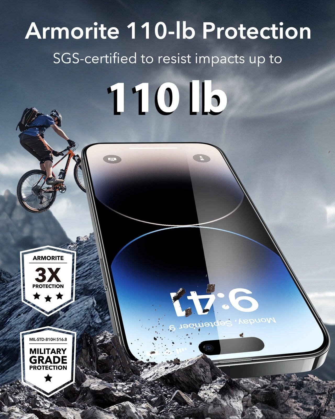iPhone 14 Pro Max UltraFit Armorite Screen Protector - 3 Pack ESR ESR