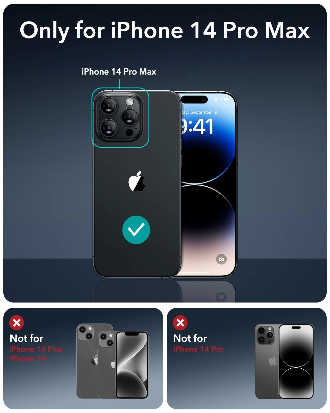 iPhone 14 Pro Max UltraFit Armorite Screen Protector - 3 Pack ESR ESR