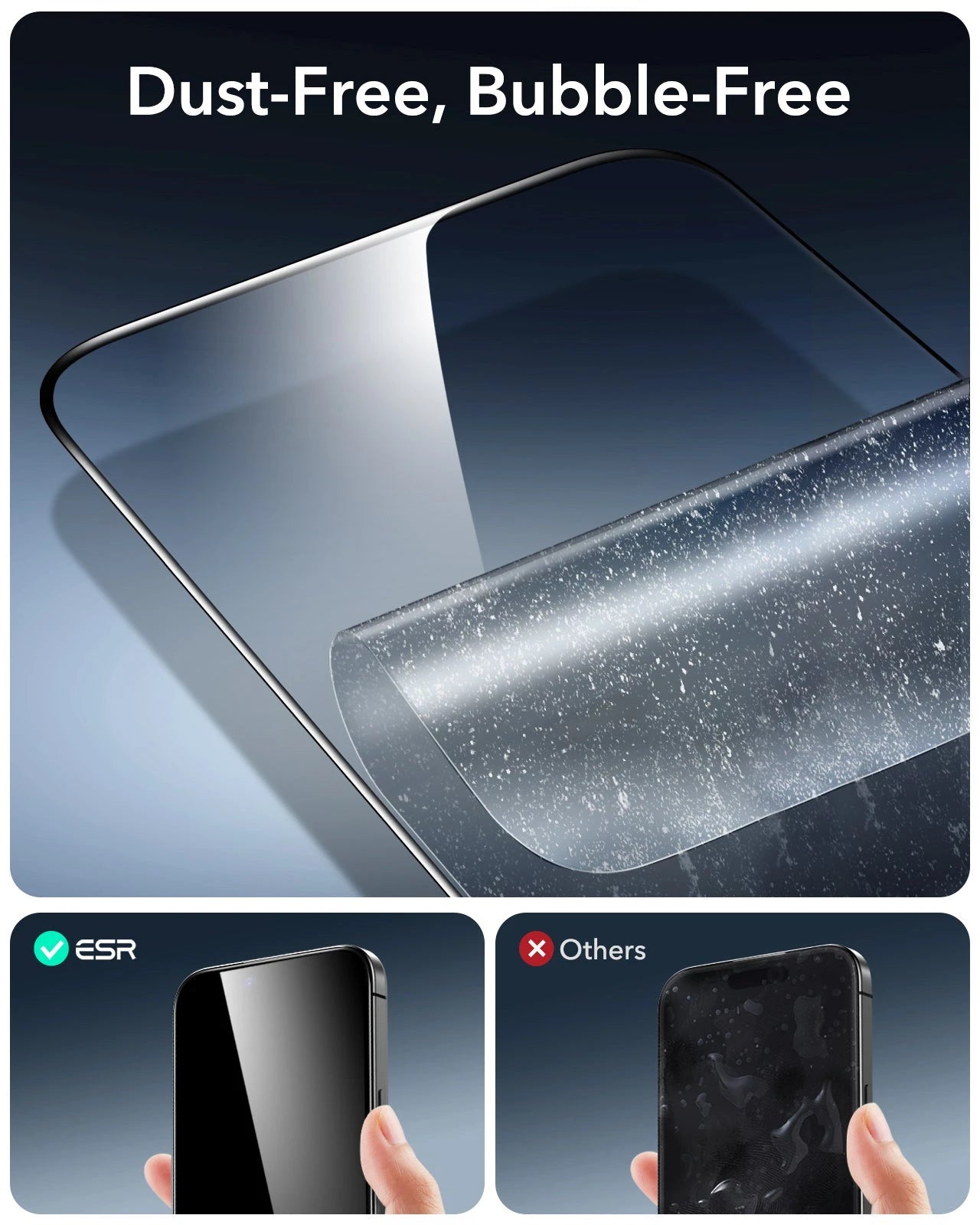 iPhone 16 Plus Armorite Screen Protector - 3 Pack ESR ESR