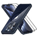 LHTZ iPhone 15 Pro Max Air Armor Clear Case Set HaloLock C03 ZT01
