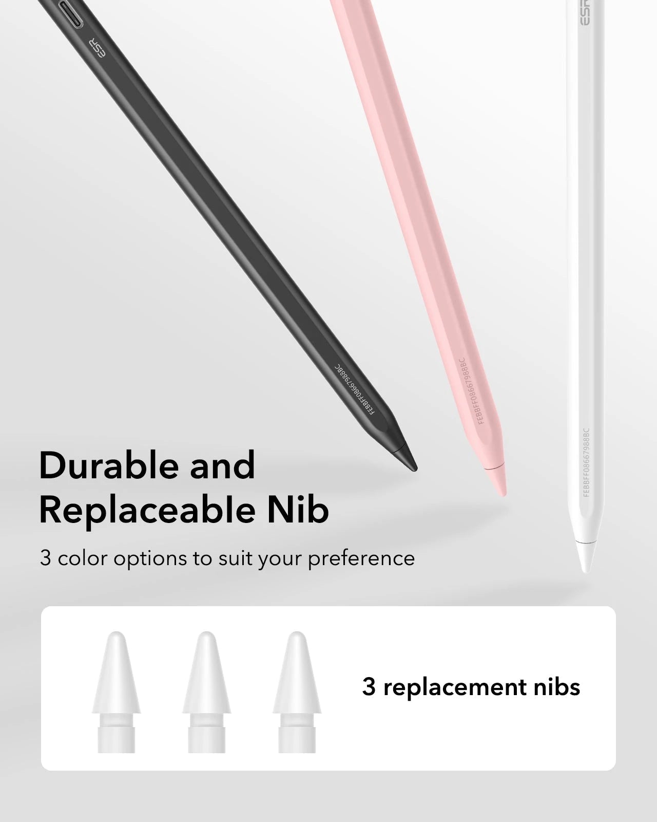 iPad 11th (A16,2025) Rebound Magnetic Keyboard Case and Pencil Bundle-UK Layout-Black ESR ESR