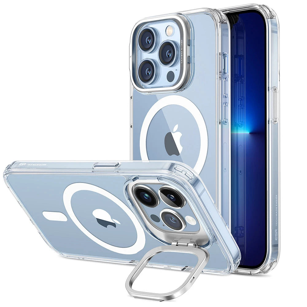 iPhone 13 Pro Max Classic Hybrid Case with Stash Stand (HaloLock) - Clear ESR ESR