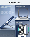 iPhone 14 Pro Max Classic Hybrid Case with Stash Stand (HaloLock) - Clear Blue ESR ESR