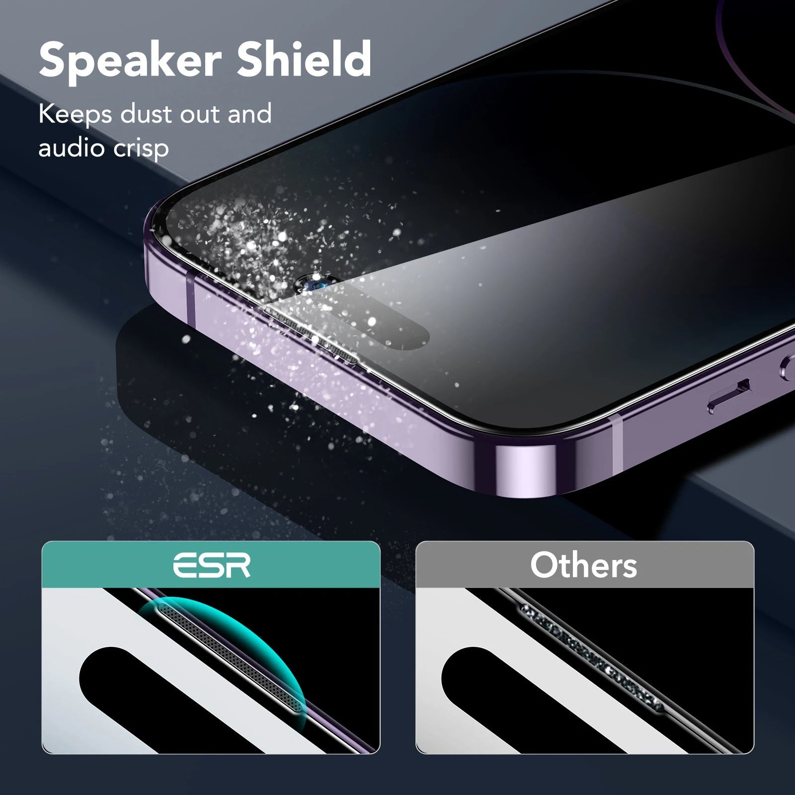 iPhone 14 Pro Tempered-Glass Privacy Screen Protector - 3 Pack ESR ESR