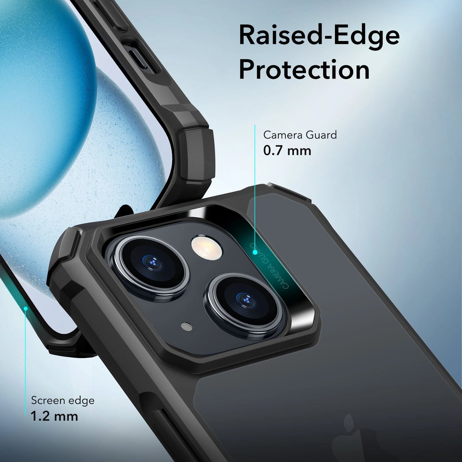 iPhone 15 Air Armor Clear Case - Clear Black ESR ESR