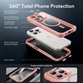 iPhone 15 Pro Armor Tough Case (HaloLock) - Clear Pink ESR ESR