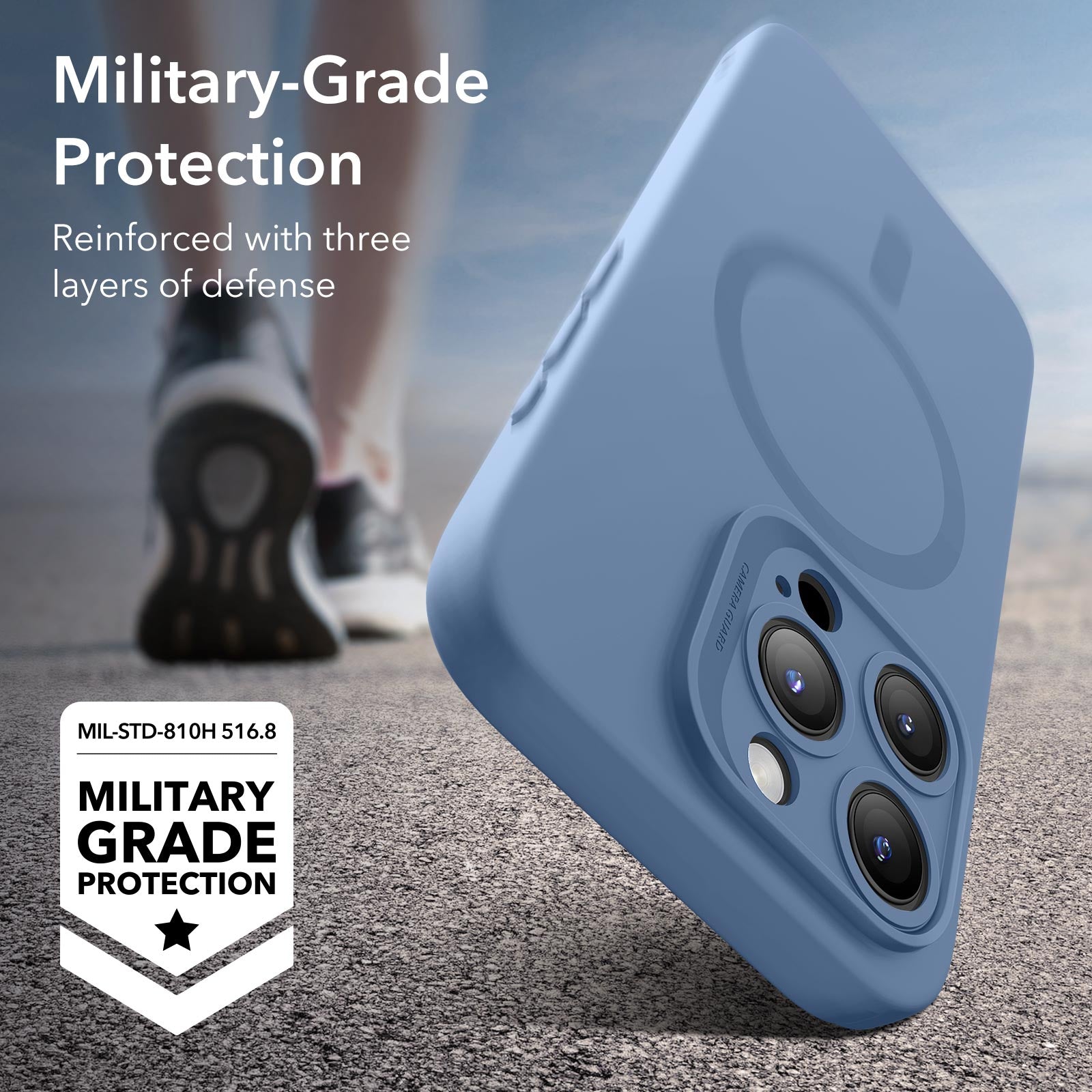iPhone 15 Pro Cloud Soft Case (HaloLock) - Light Blue ESR ESR