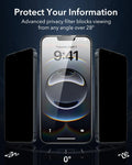 iPhone 16e UltraFit Classic Privacy Screen Protector - 3 Pack with Alignment Frame ESR ESR
