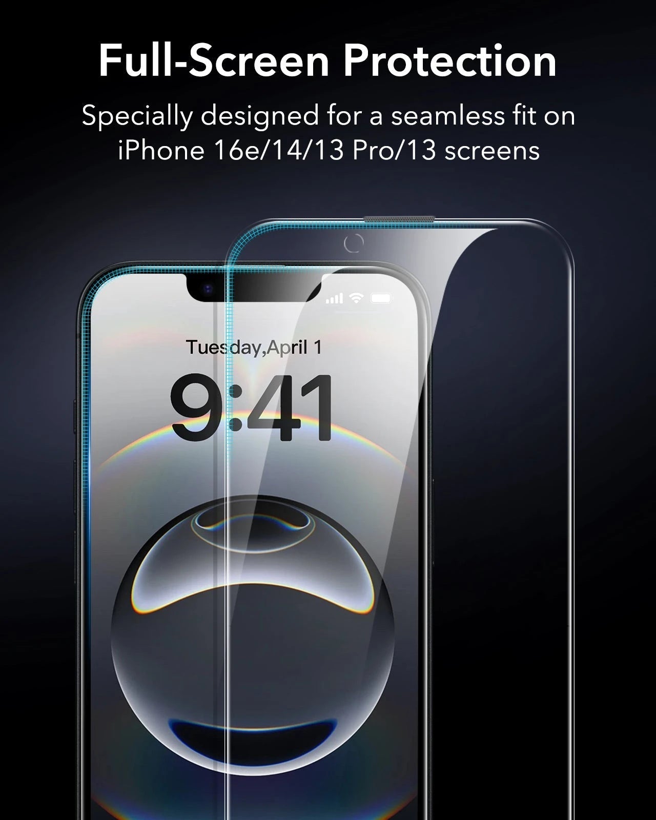 iPhone 16e UltraFit Classic Privacy Screen Protector - 3 Pack with Alignment Frame ESR ESR