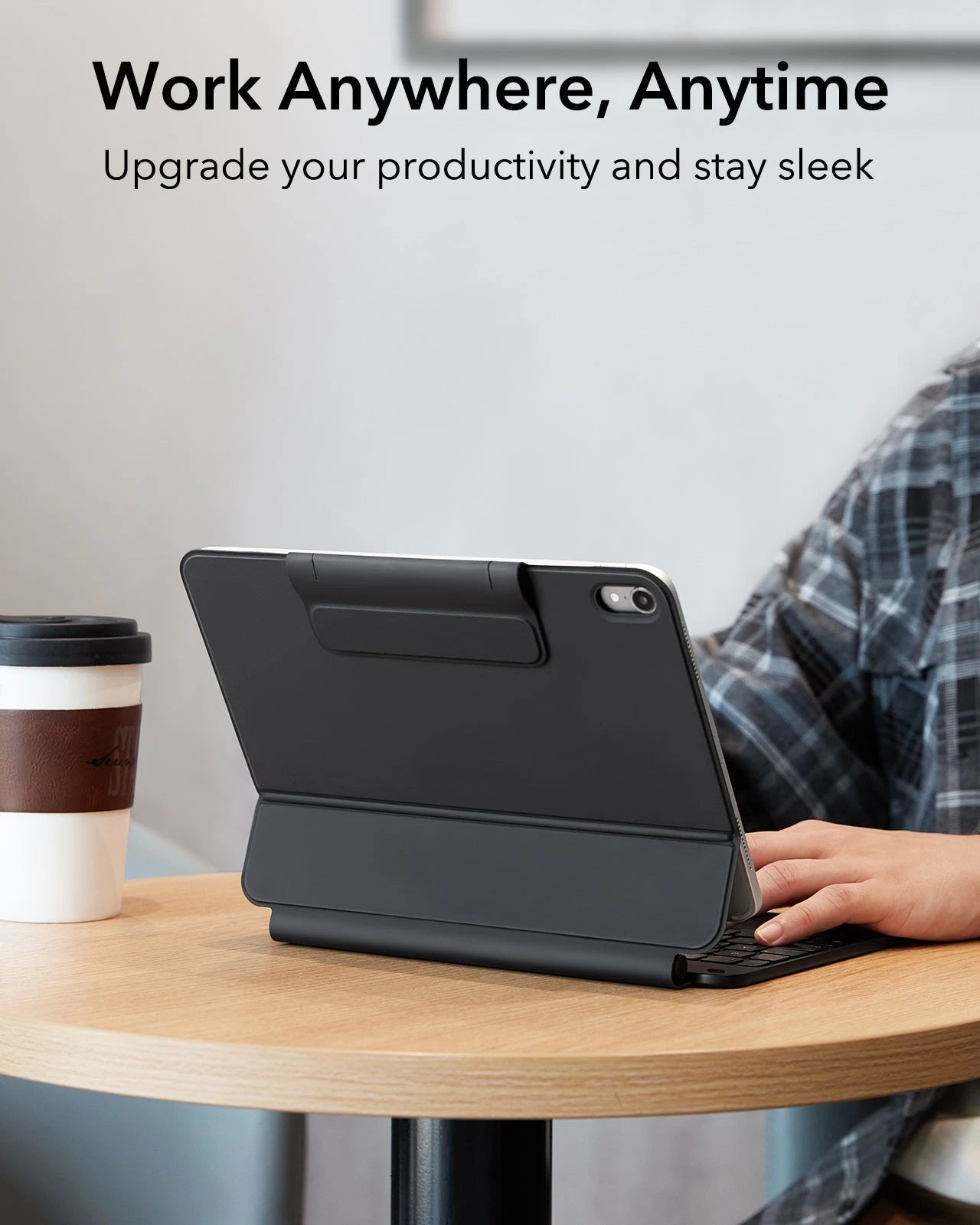 iPad 11" (A16, 2025) Rebound Magnetic Keyboard Case Protection Bundle-US Layout-Black ESR ESR
