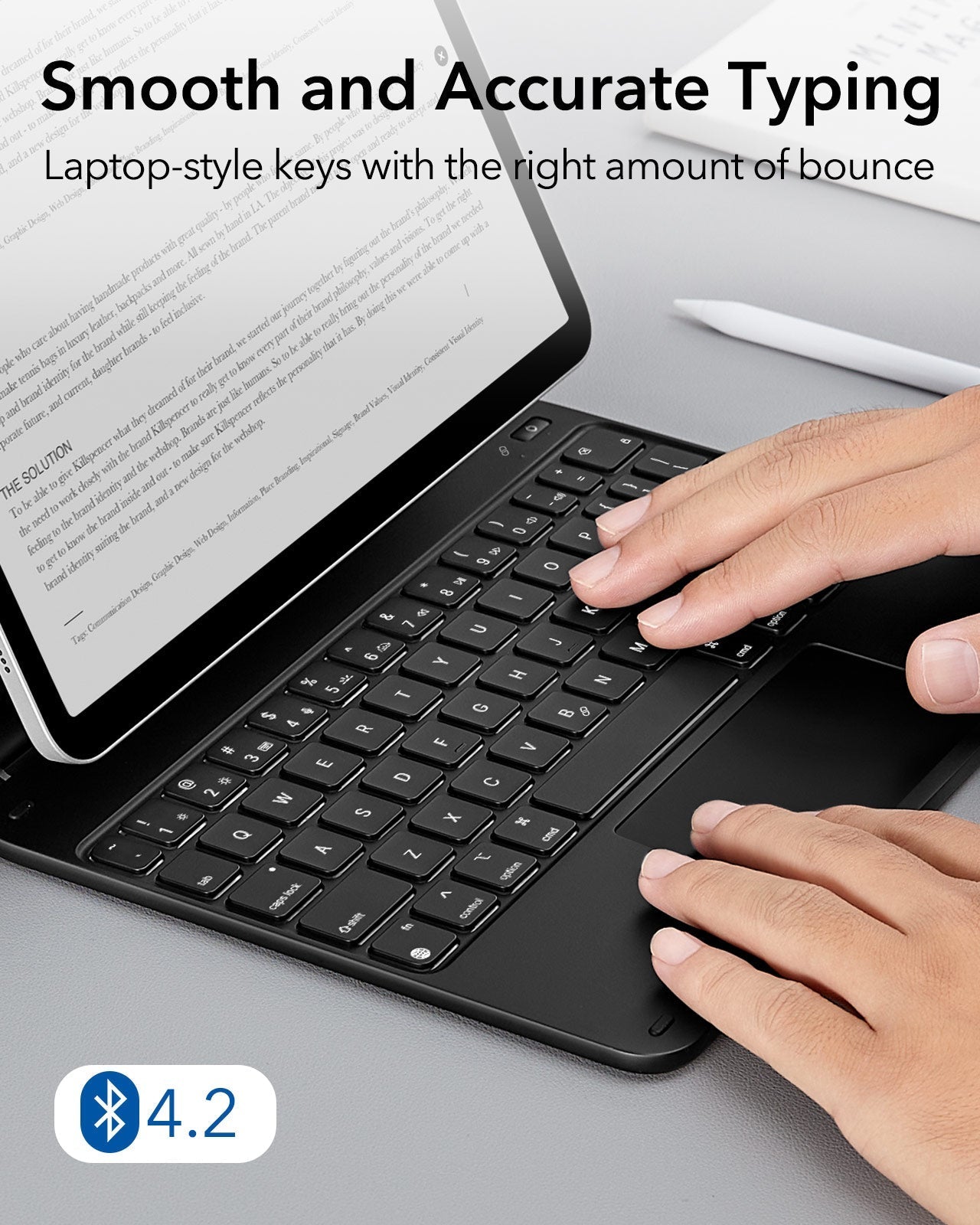 iPad 11" (A16, 2025) Rebound Magnetic Keyboard Case Protection Bundle-US Layout-Black ESR ESR